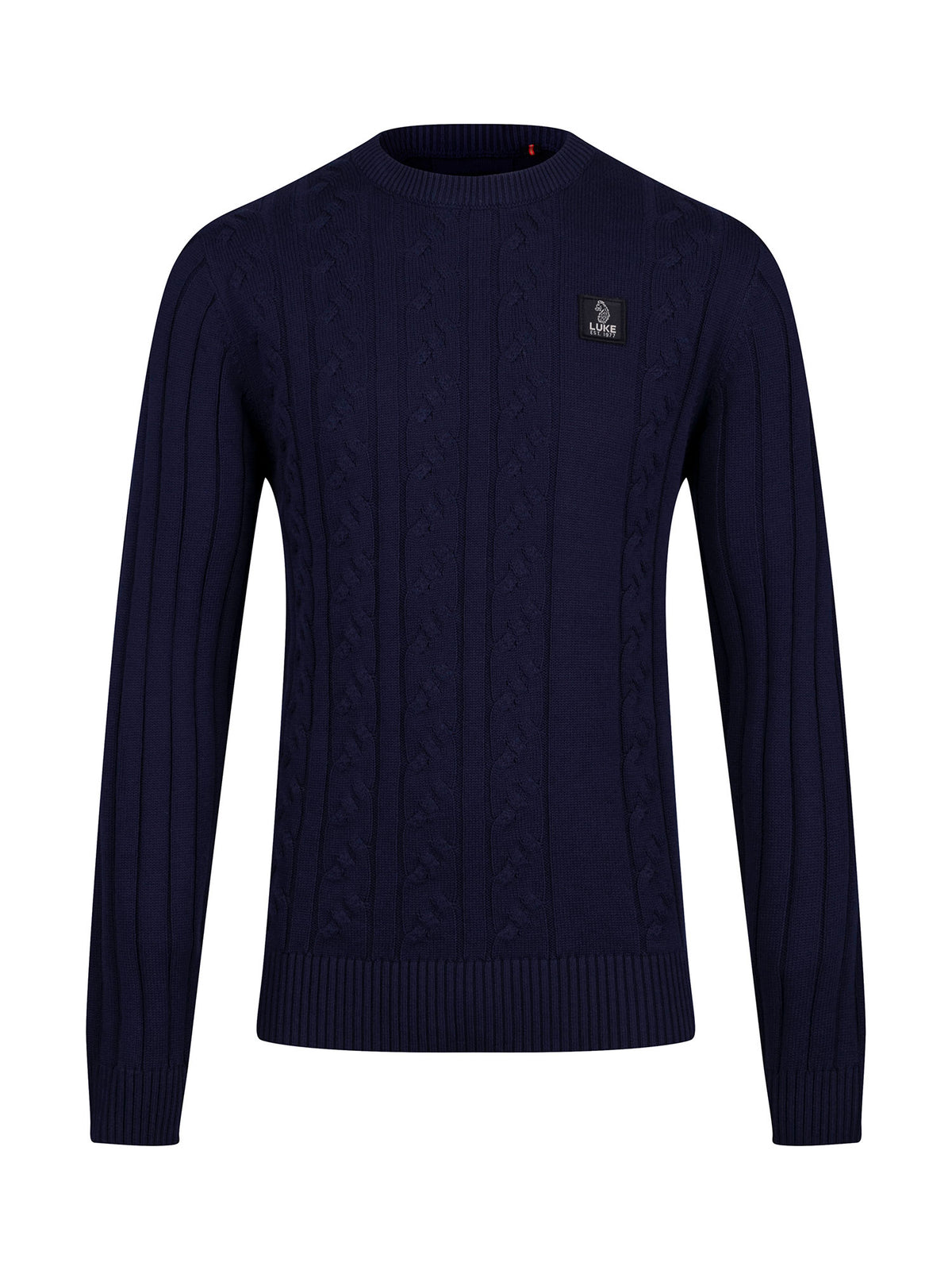Mitcham Cable Knit Jumper - Navy