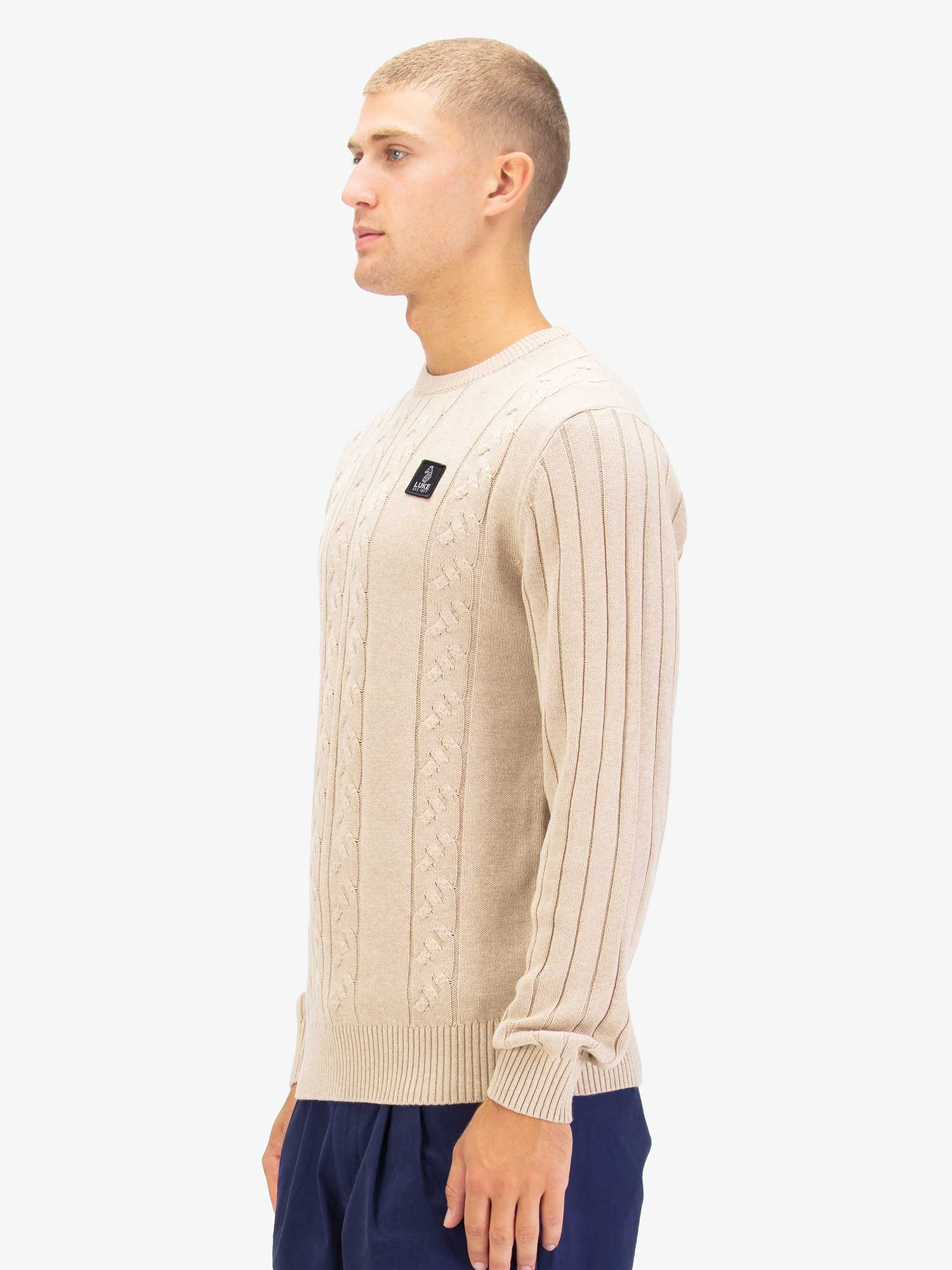 MITCHAM CABLE KNIT JUMPER