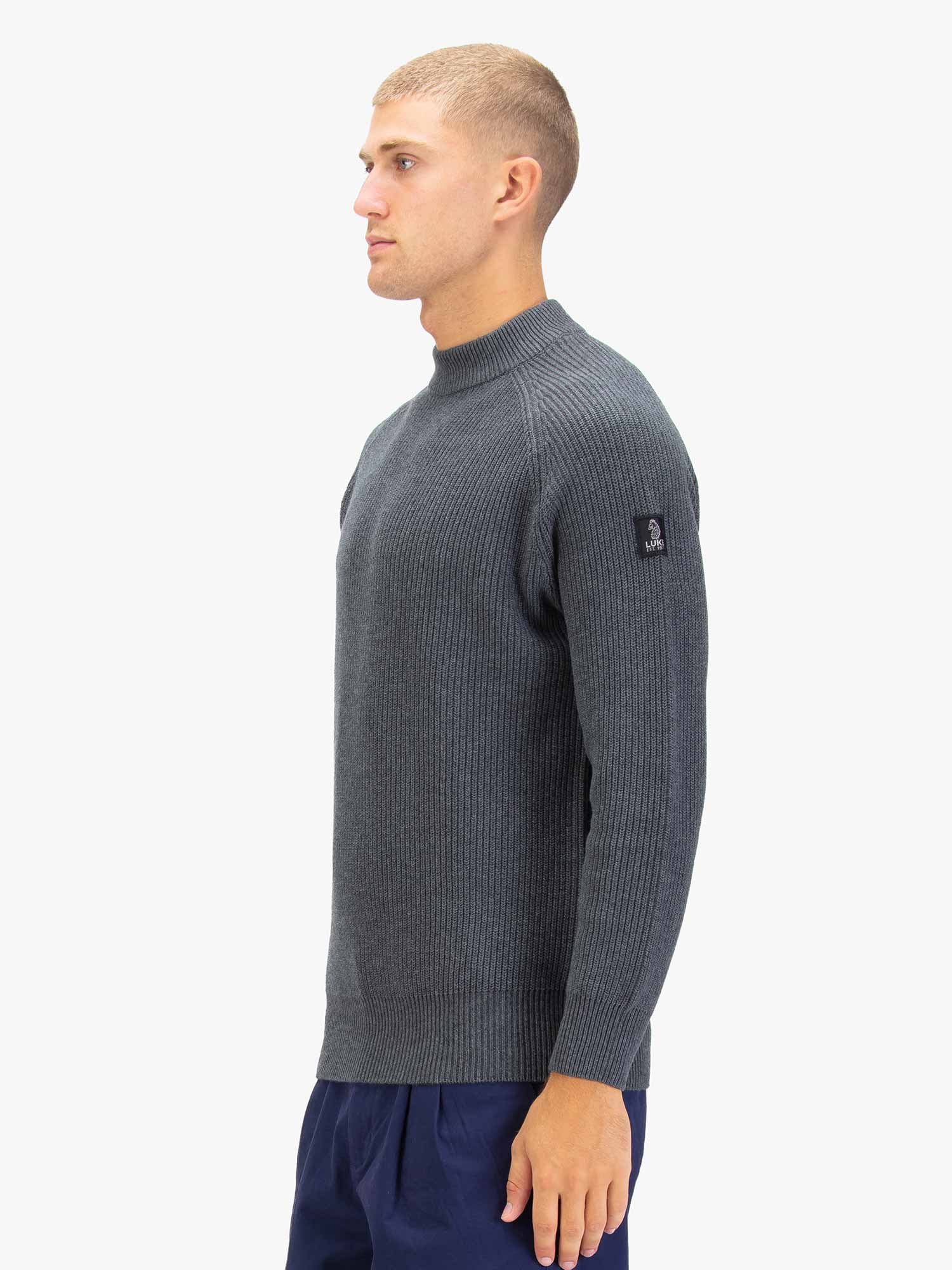 CROMER PLATED KNITTED JUMPER