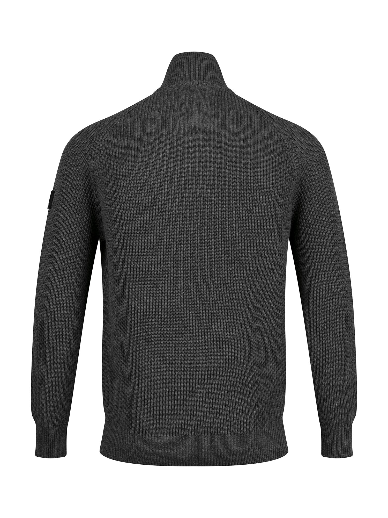 WATTON PLATED 1/4 ZIP KNITTED JUMPER