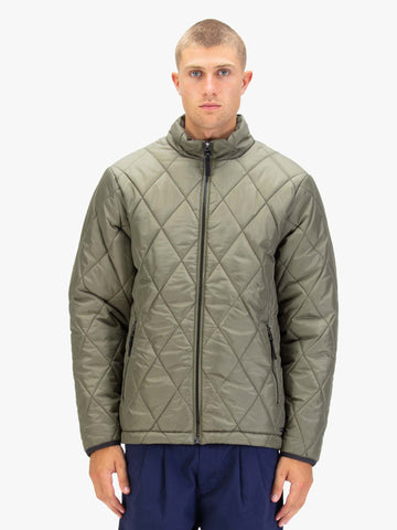 Men's green jacket.
