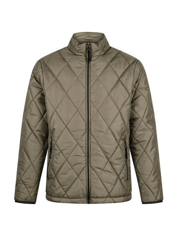 Men's green jacket.