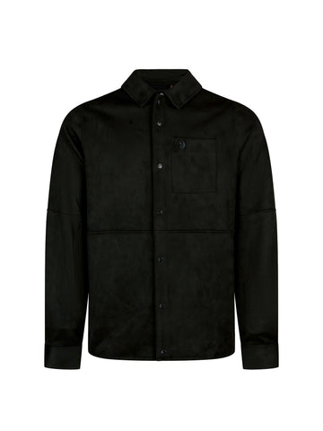Dylan Suede Shirt - Black