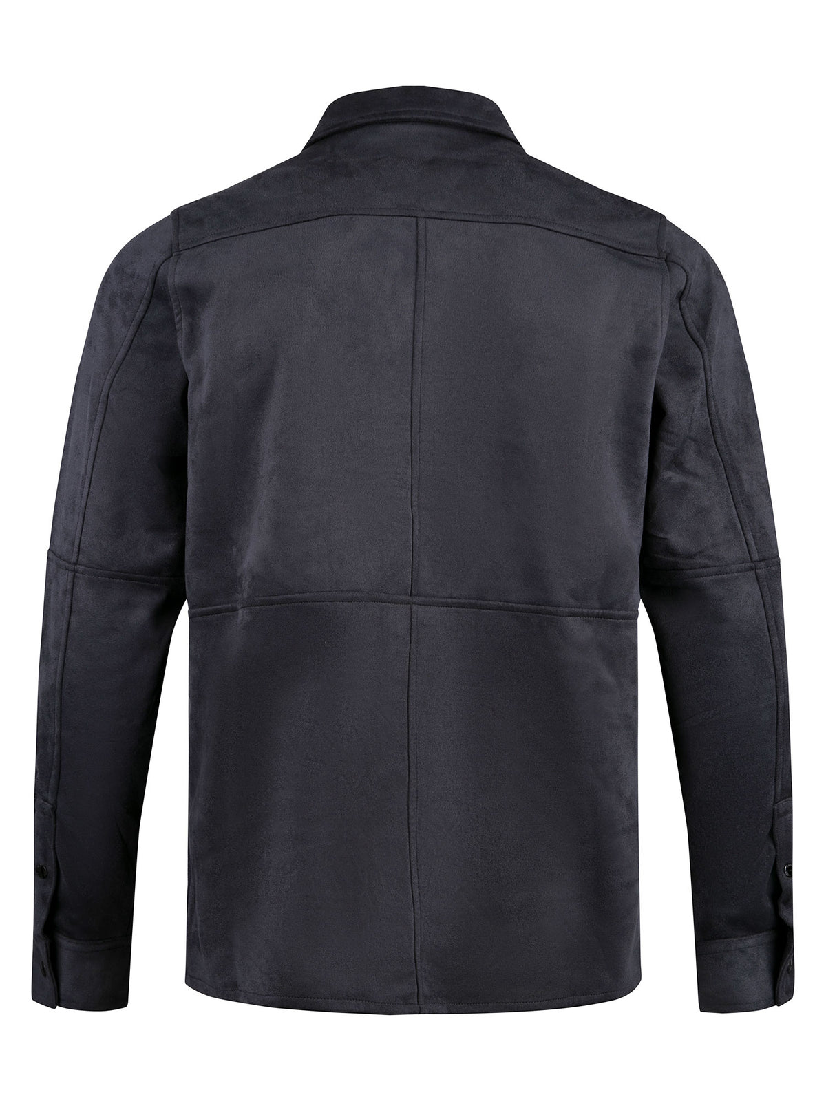 DYLAN SUEDE SHIRT - Porpoise