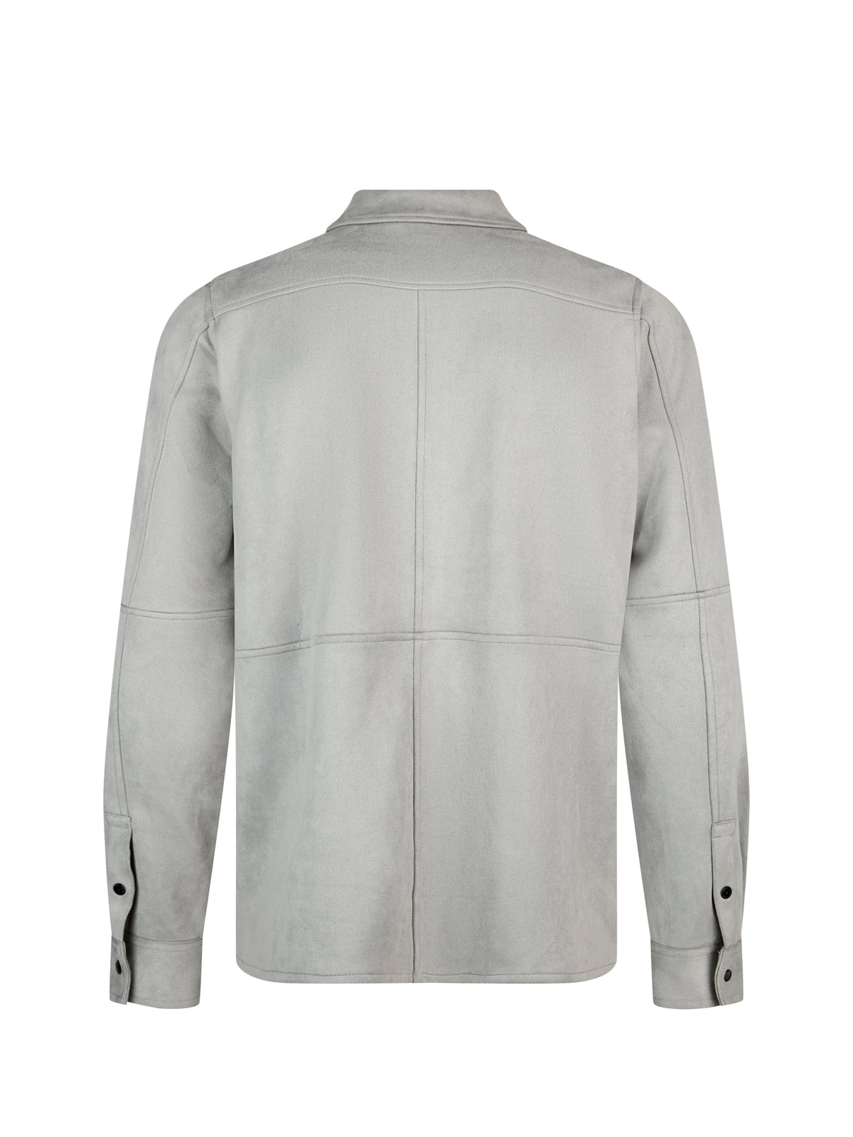 DYLAN SUEDE SHIRT - Putty