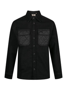  DOWN LONG SLEEVE SHIRT WITH QUILTED POCKET