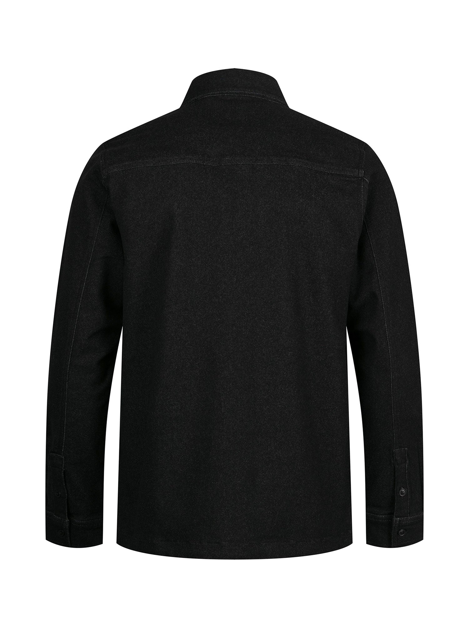 DOWN LONG SLEEVE SHIRT WITH QUILTED POCKET