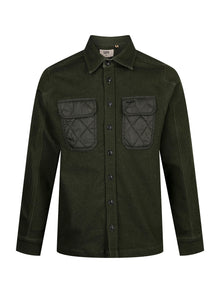  DOWN LONG SLEEVE SHIRT WITH QUILTED POCKET