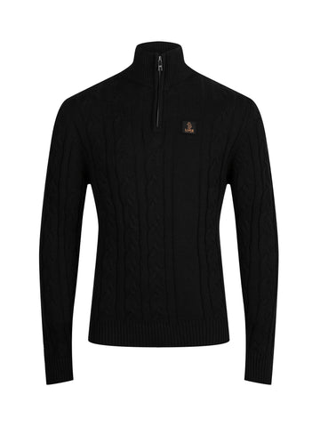 Men's black jumper.