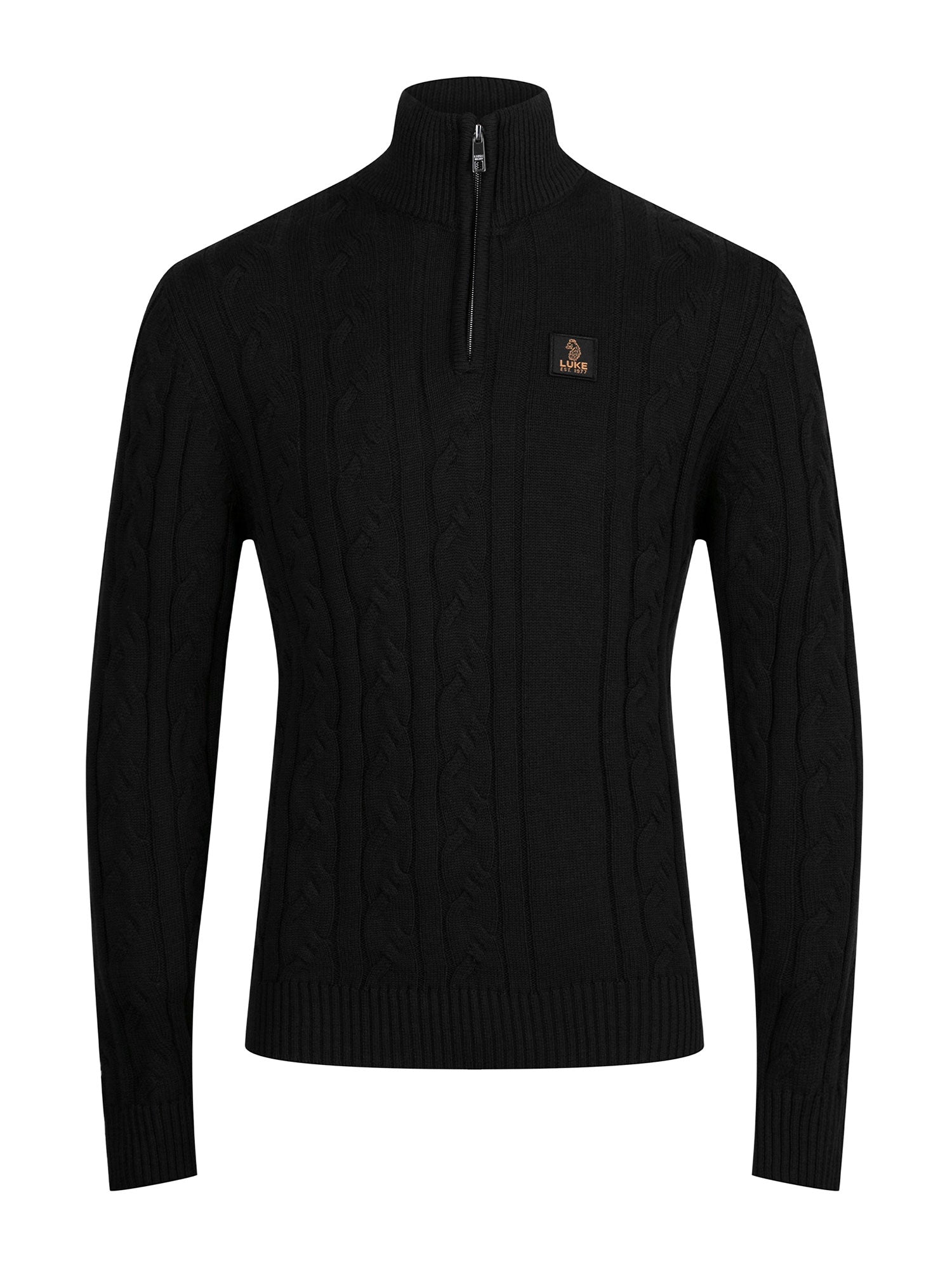 MERTON 1/4 ZIP KNITTED JUMPER