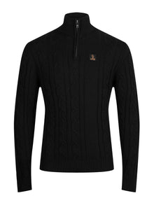  MERTON 1/4 ZIP KNITTED JUMPER