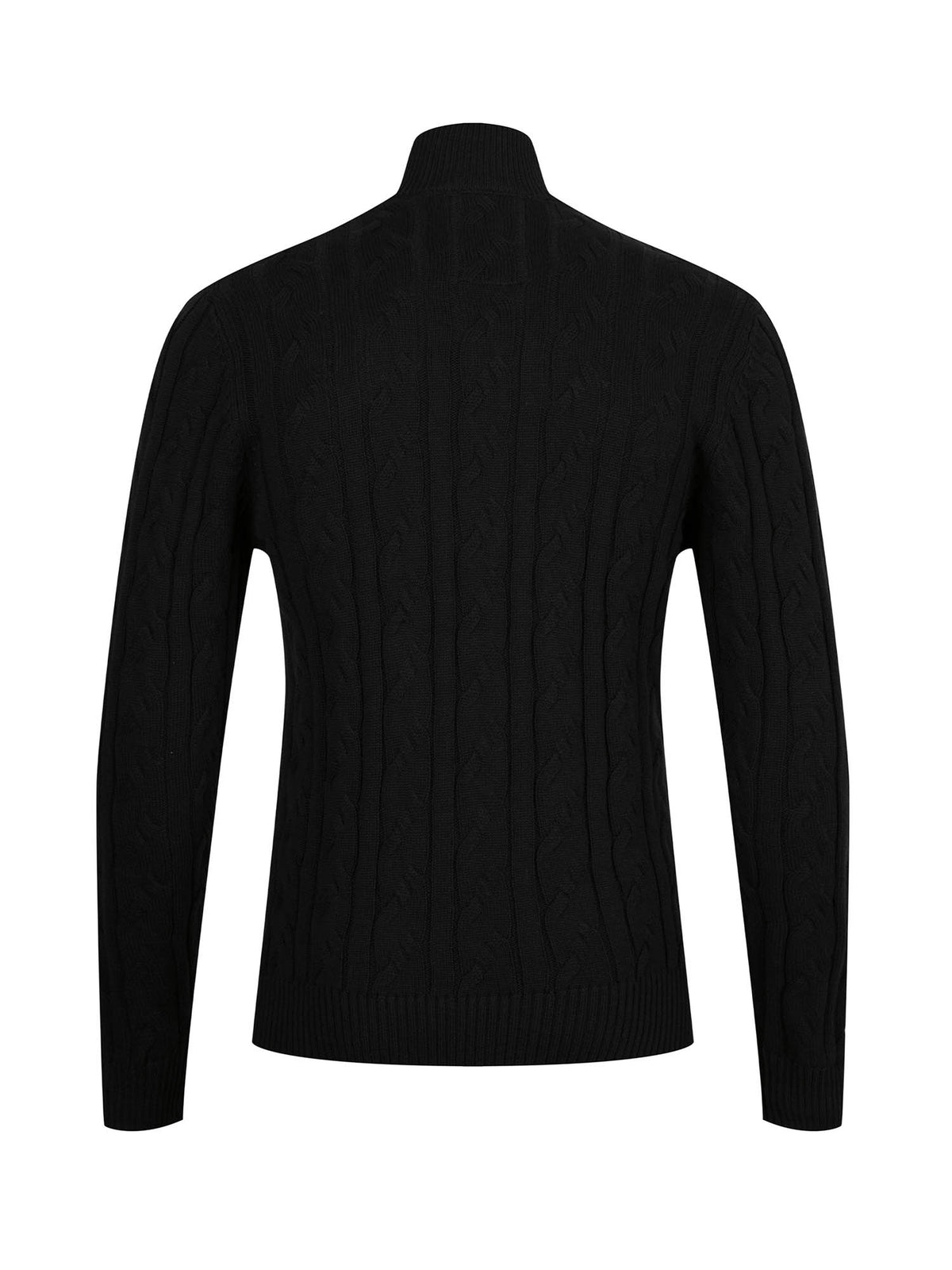 MERTON QUARTER ZIP KNITTED JUMPER