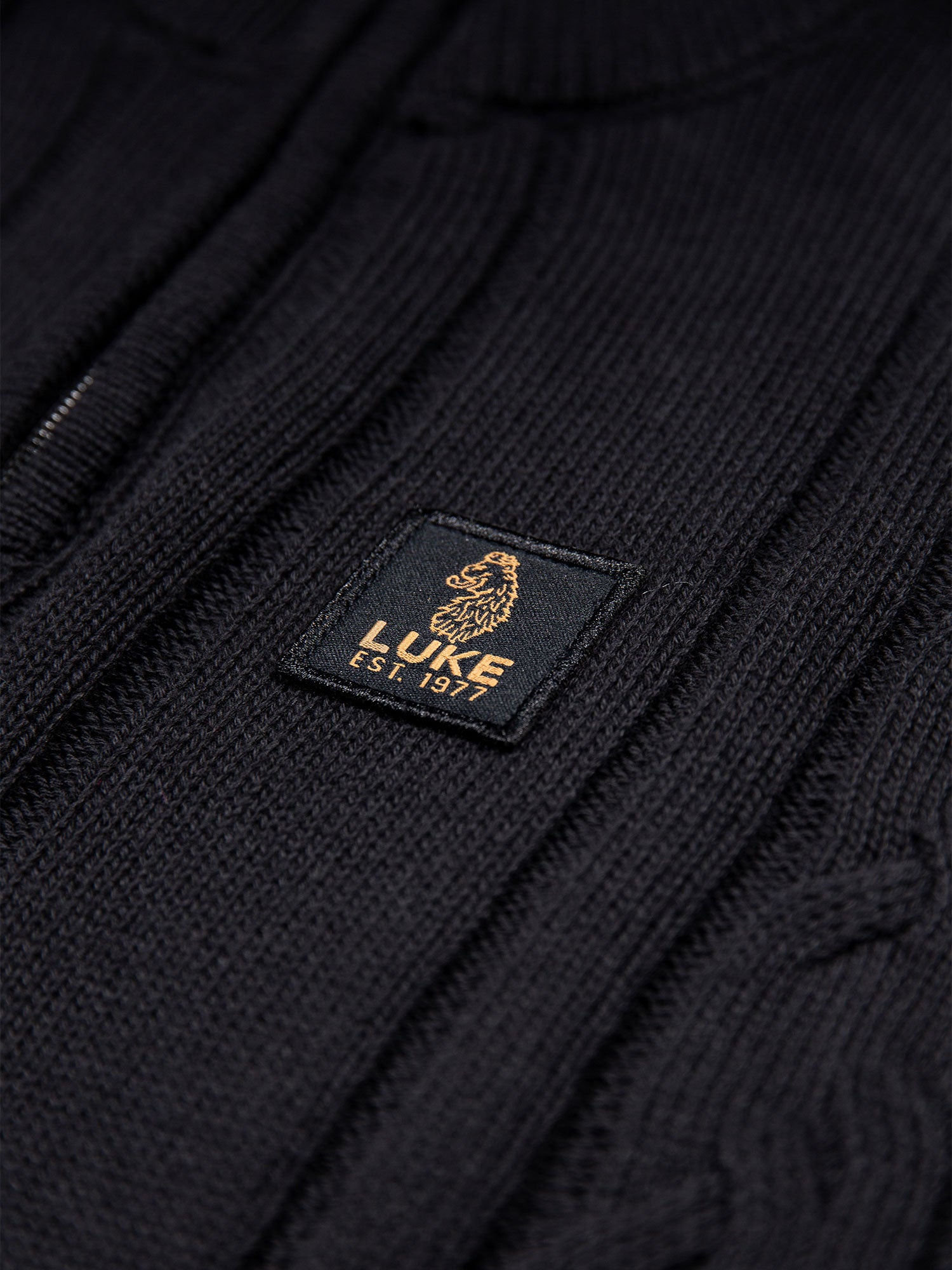 MERTON 1/4 ZIP KNITTED JUMPER