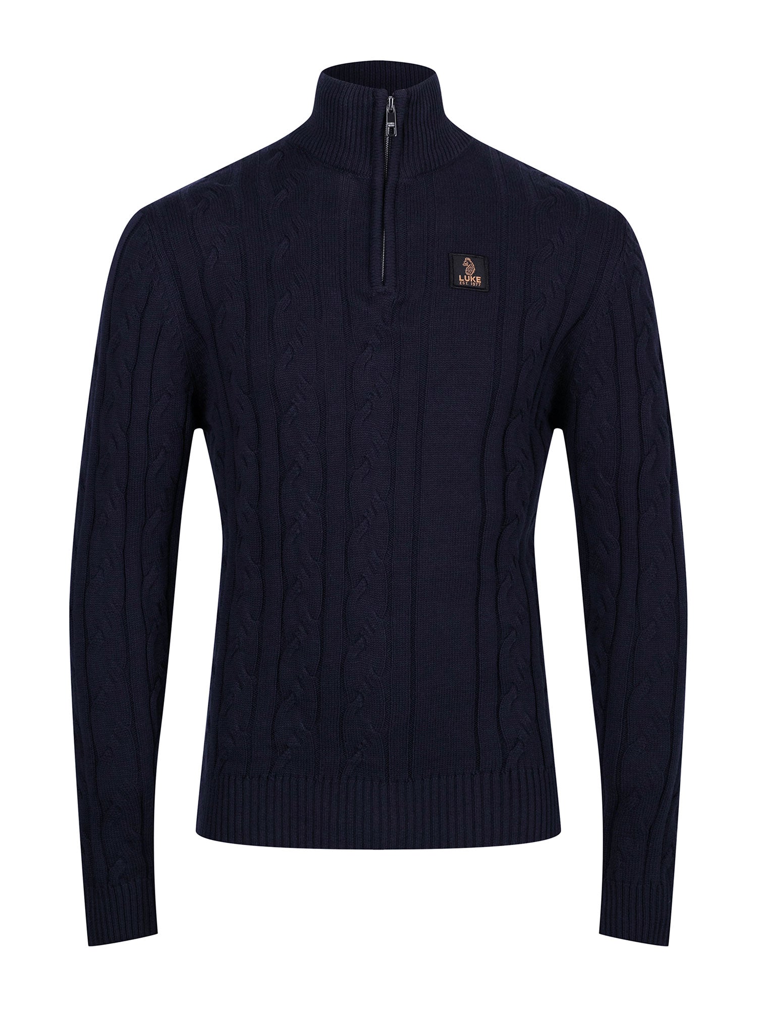 MERTON 1/4 ZIP KNITTED JUMPER