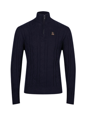 Men's navy jumper.