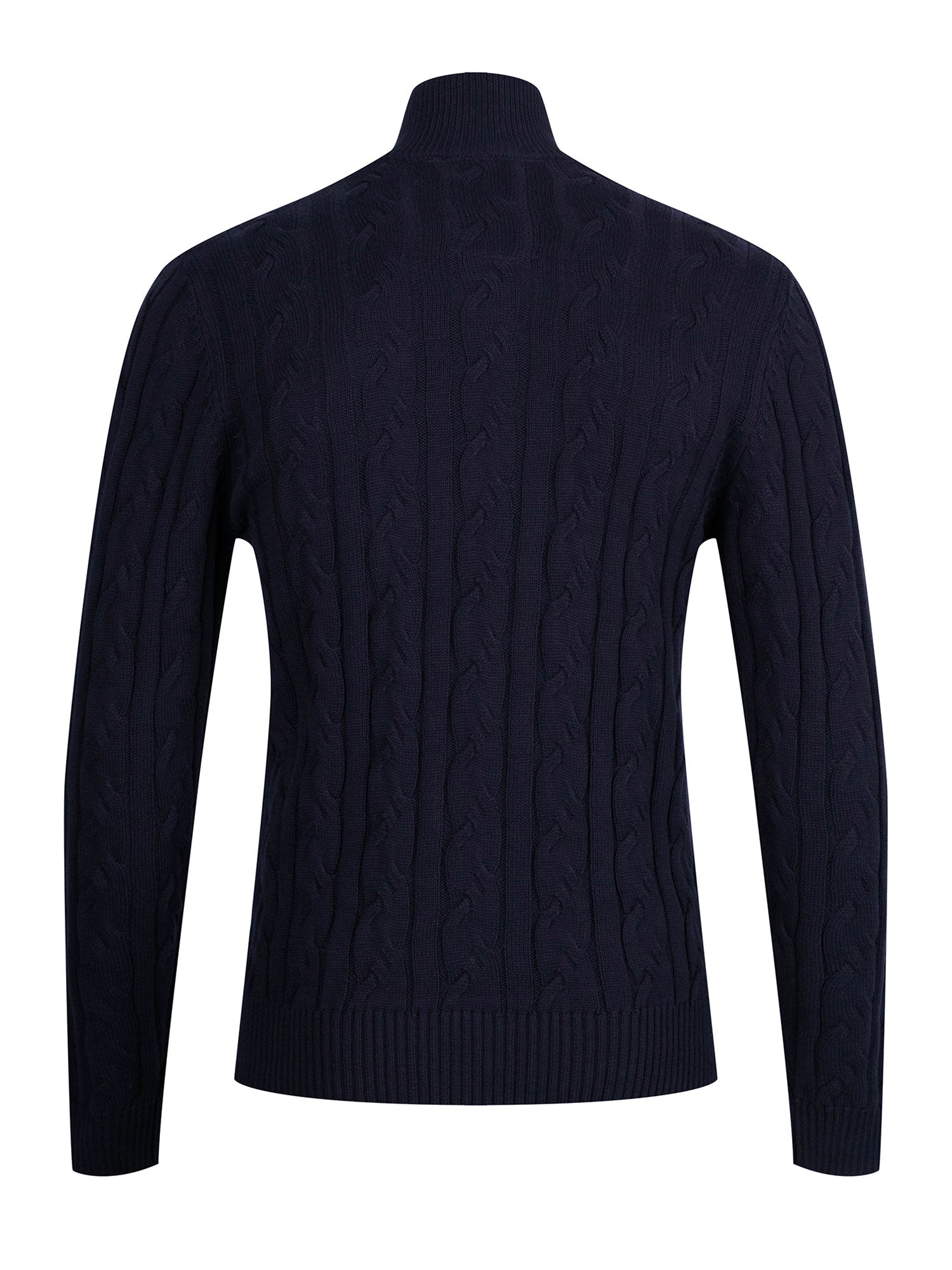 MERTON 1/4 ZIP KNITTED JUMPER