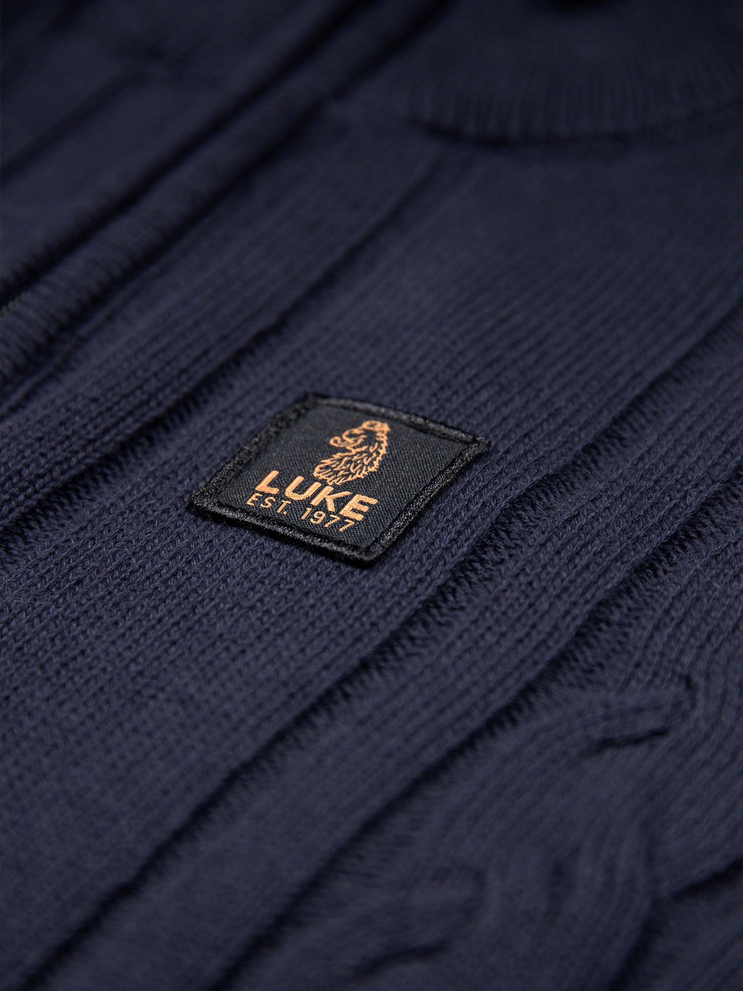 MERTON 1/4 ZIP KNITTED JUMPER