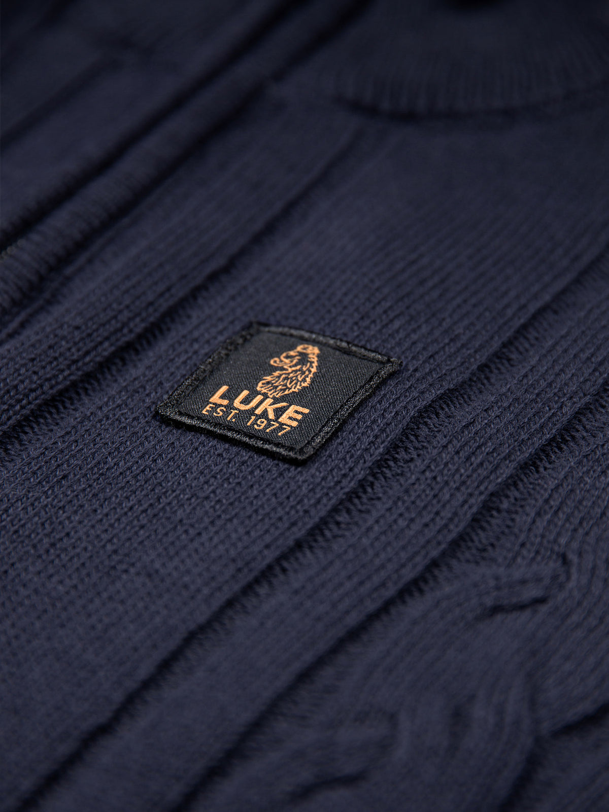 Men's navy jumper.