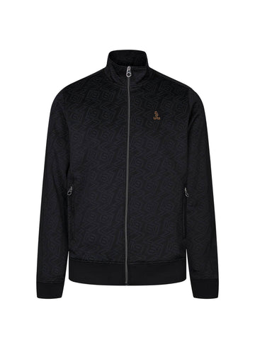 Men's black sweatshirt, front view