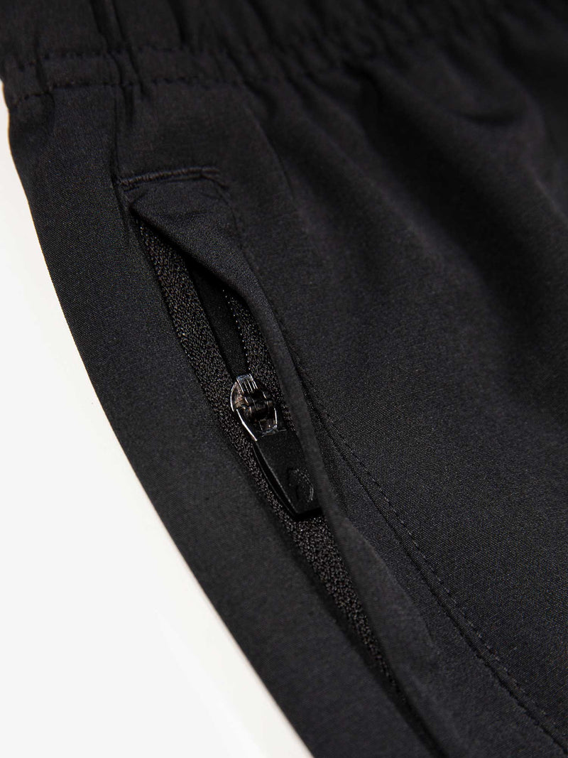 Knowle Lightweight Straight Leg Joggers - Black