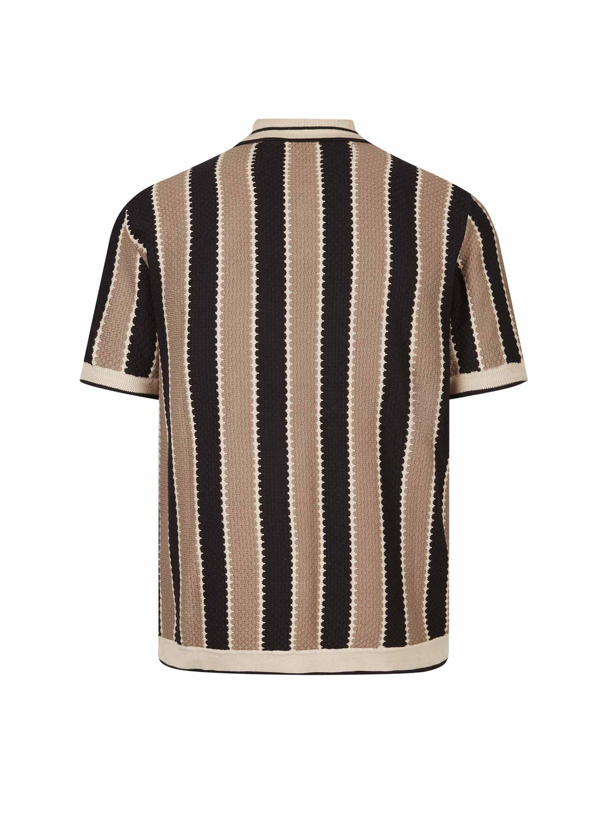 Men's brown jumper, back view