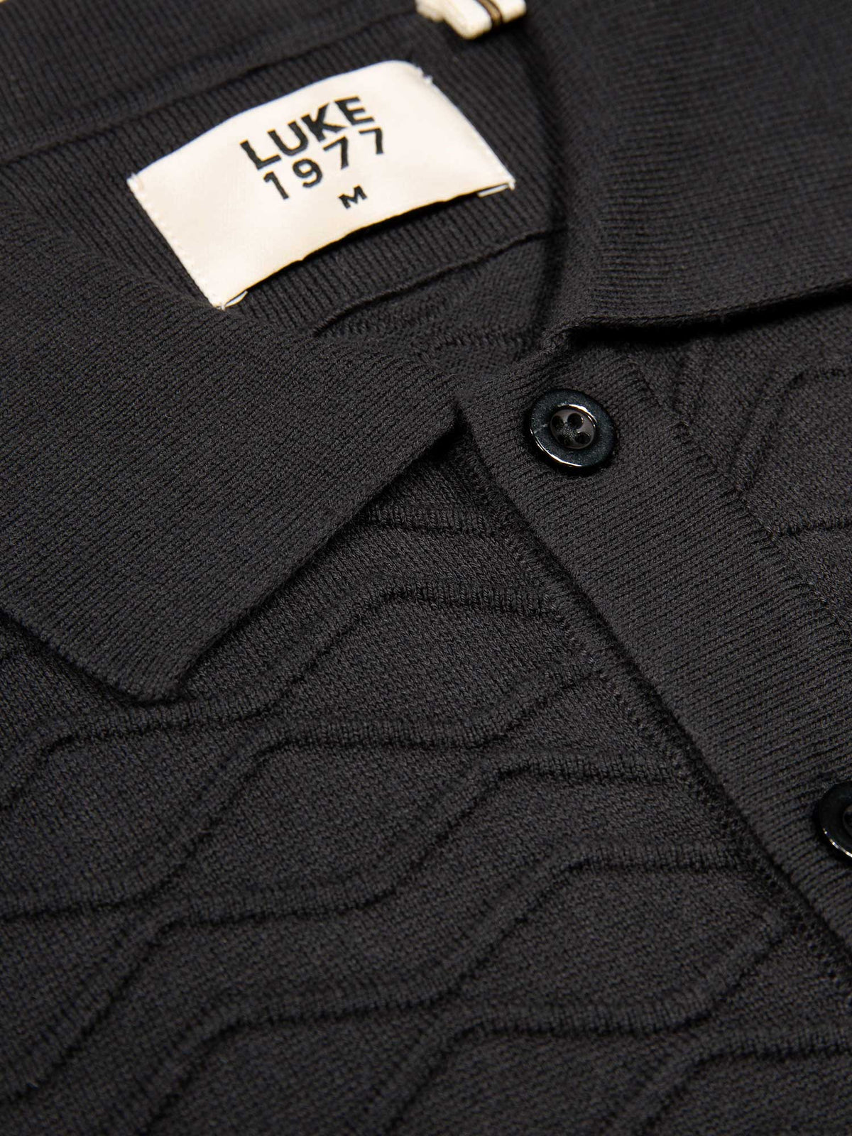 Men's black jumper, detail view 2