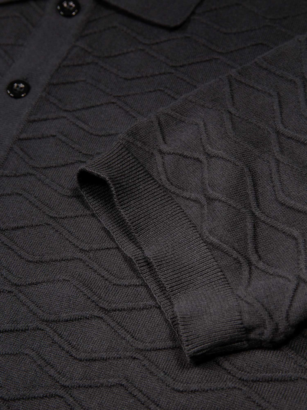 Men's black jumper, detail view 4