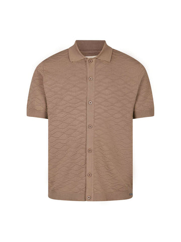 Men's brown jumper, front view