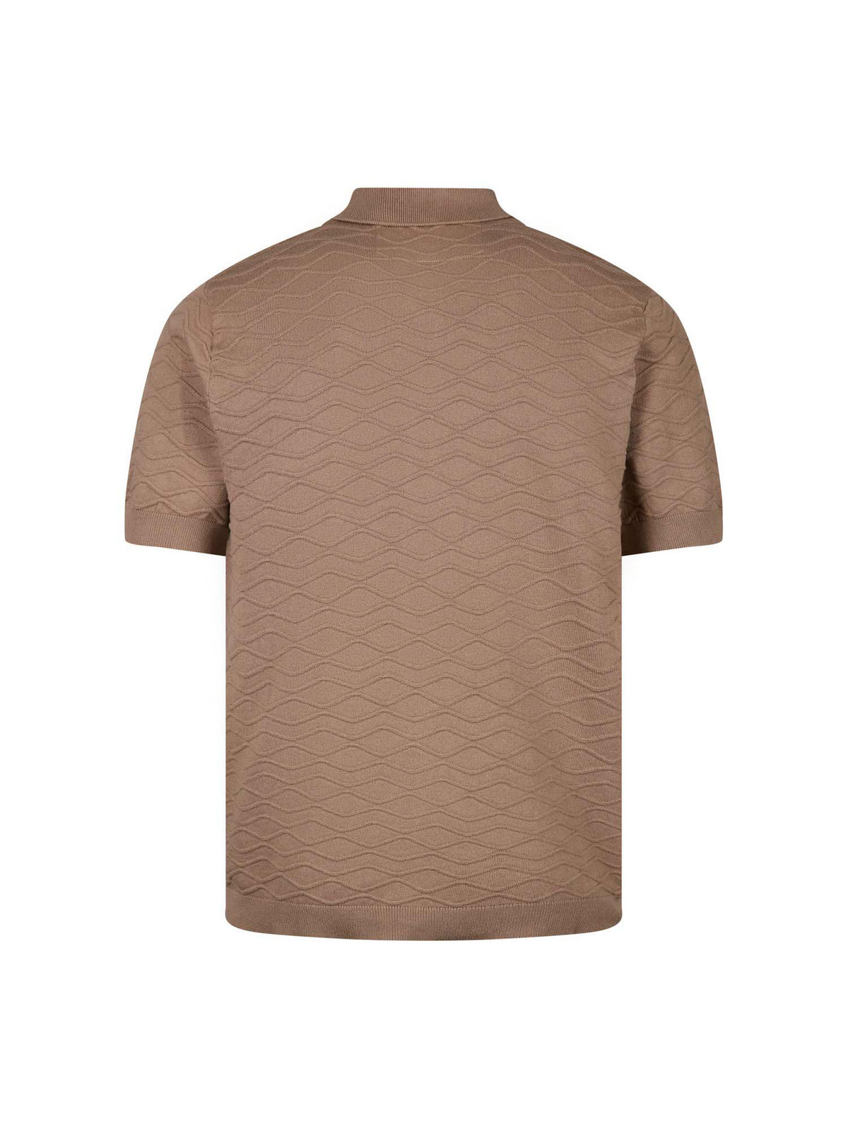 Men's brown jumper, back view