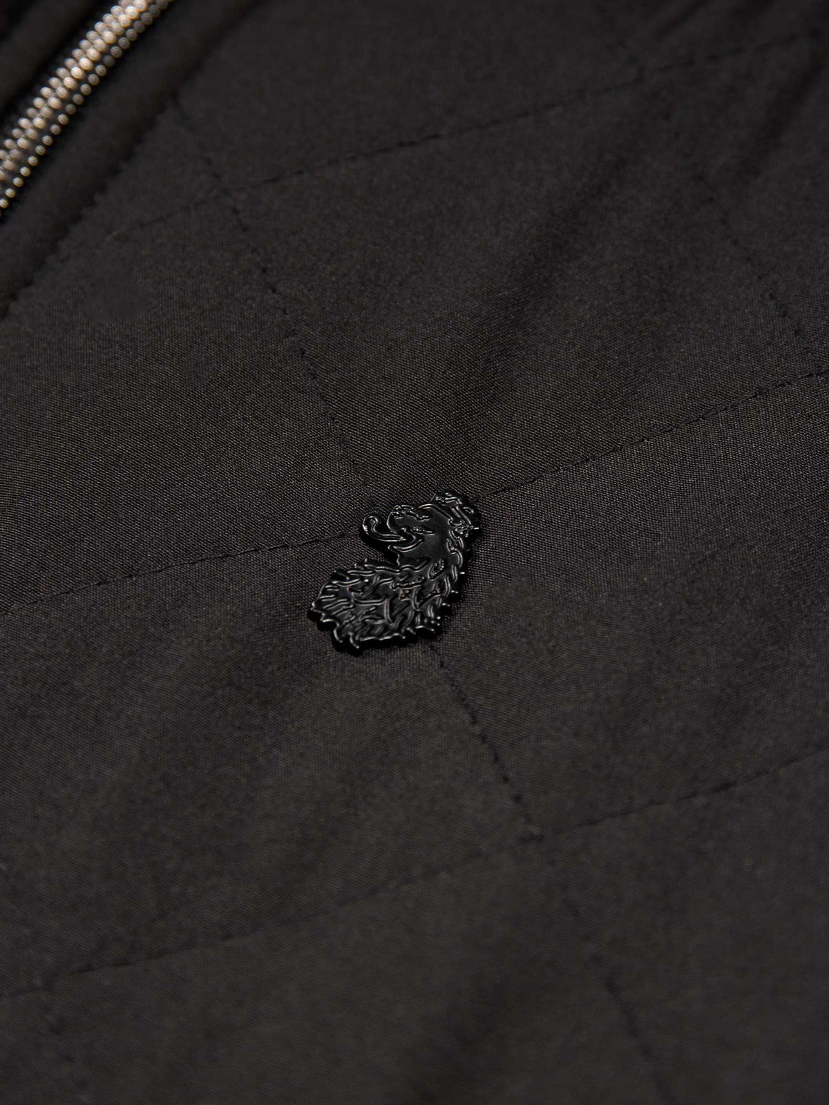 Men's black jacket, detail view 2