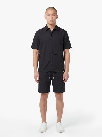 Ophi Relaxed Fit Lightweight Short Set - Black