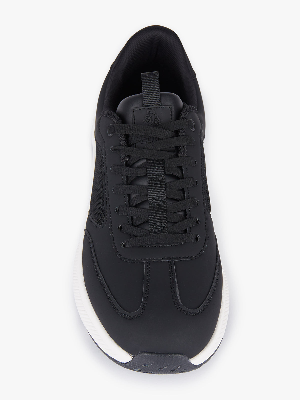 Men's black footwear.
