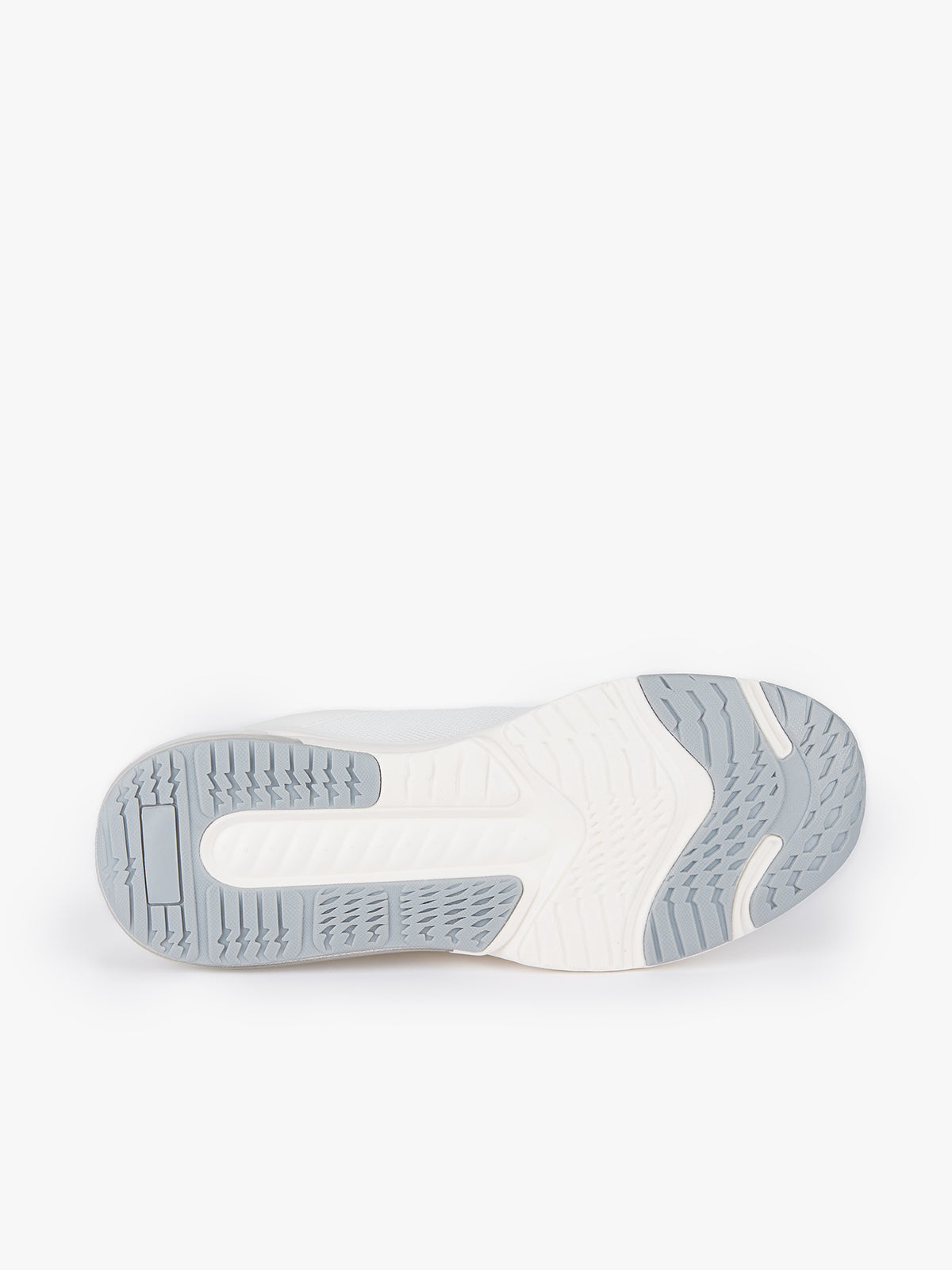 Men's white footwear.
