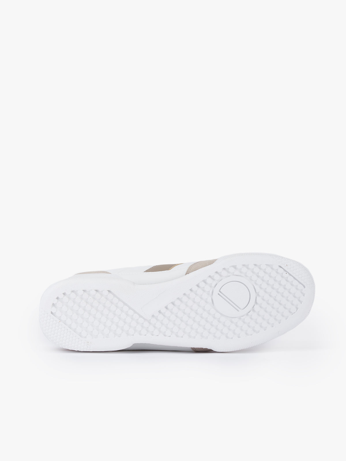 Men's white footwear.