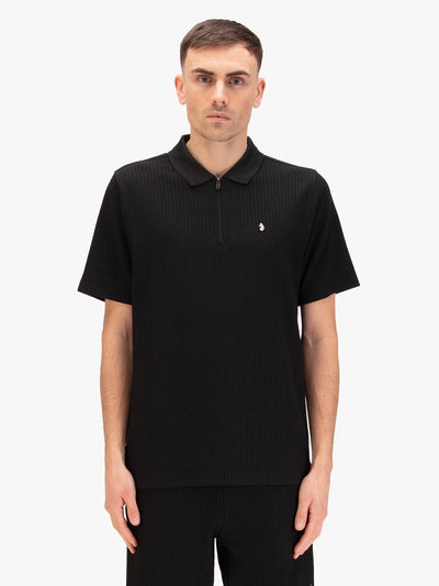 WAFFLE ON 1000 ZIP POLO
