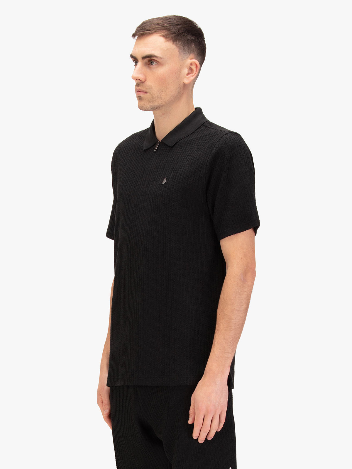 WAFFLE ON 1000 ZIP POLO