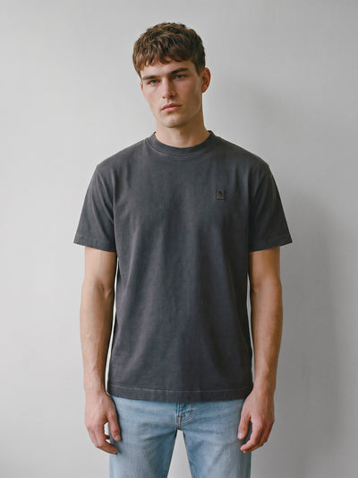 Nord Relaxed Fit Dyed T-Shirt - Charcoal
