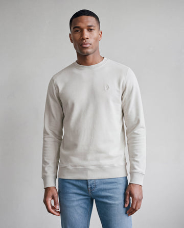 Leo Lux Touch Sweatshirt - Stone