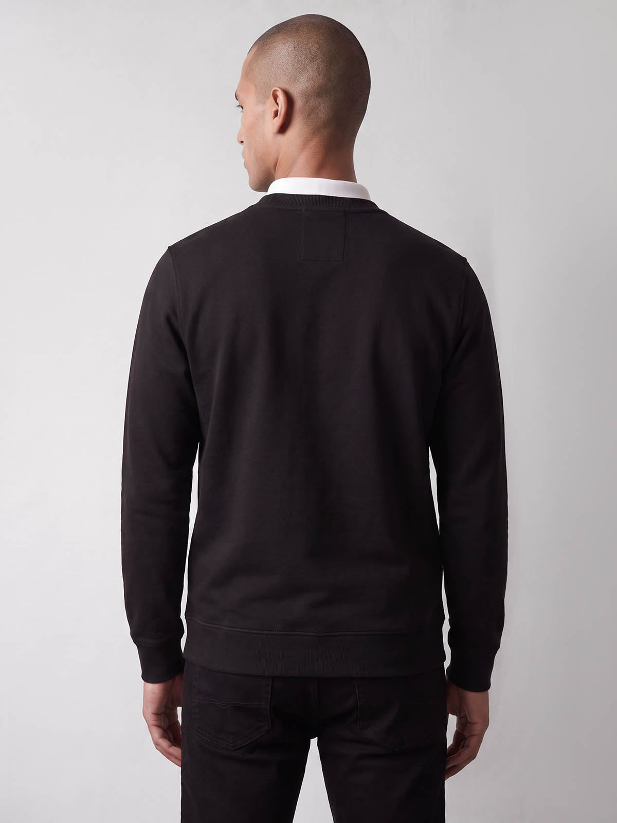 Leo Lux Touch Sweatshirt - Black