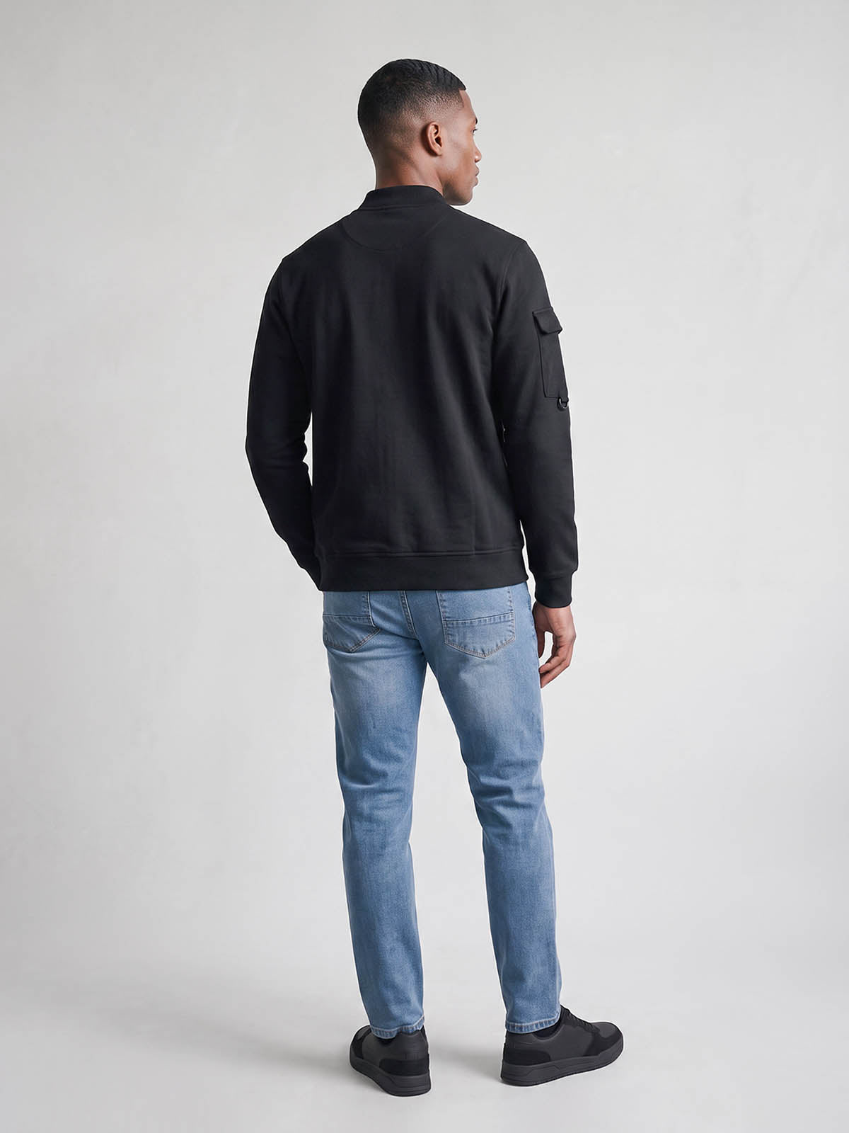 Dushu Reversible Bomber Jacket - Black