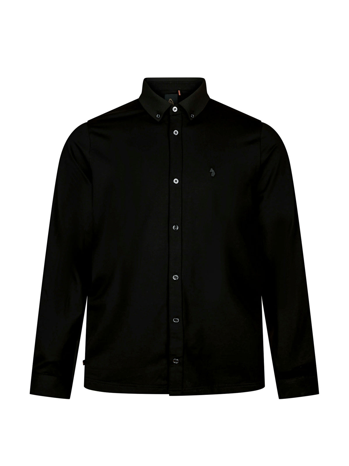 Neville Long Sleeve Shirt - Black