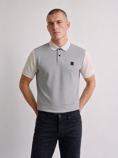 Saddleworth 1000 Polo Shirt - Concrete Stone