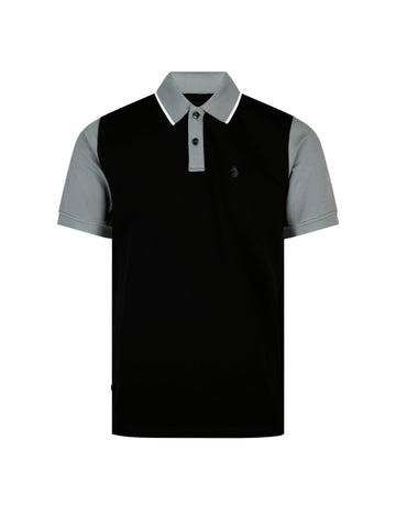 Saddleworth 1000 Polo Shirt - Black Concrete