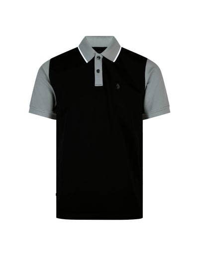 Saddleworth 1000 Polo Shirt - Black Concrete