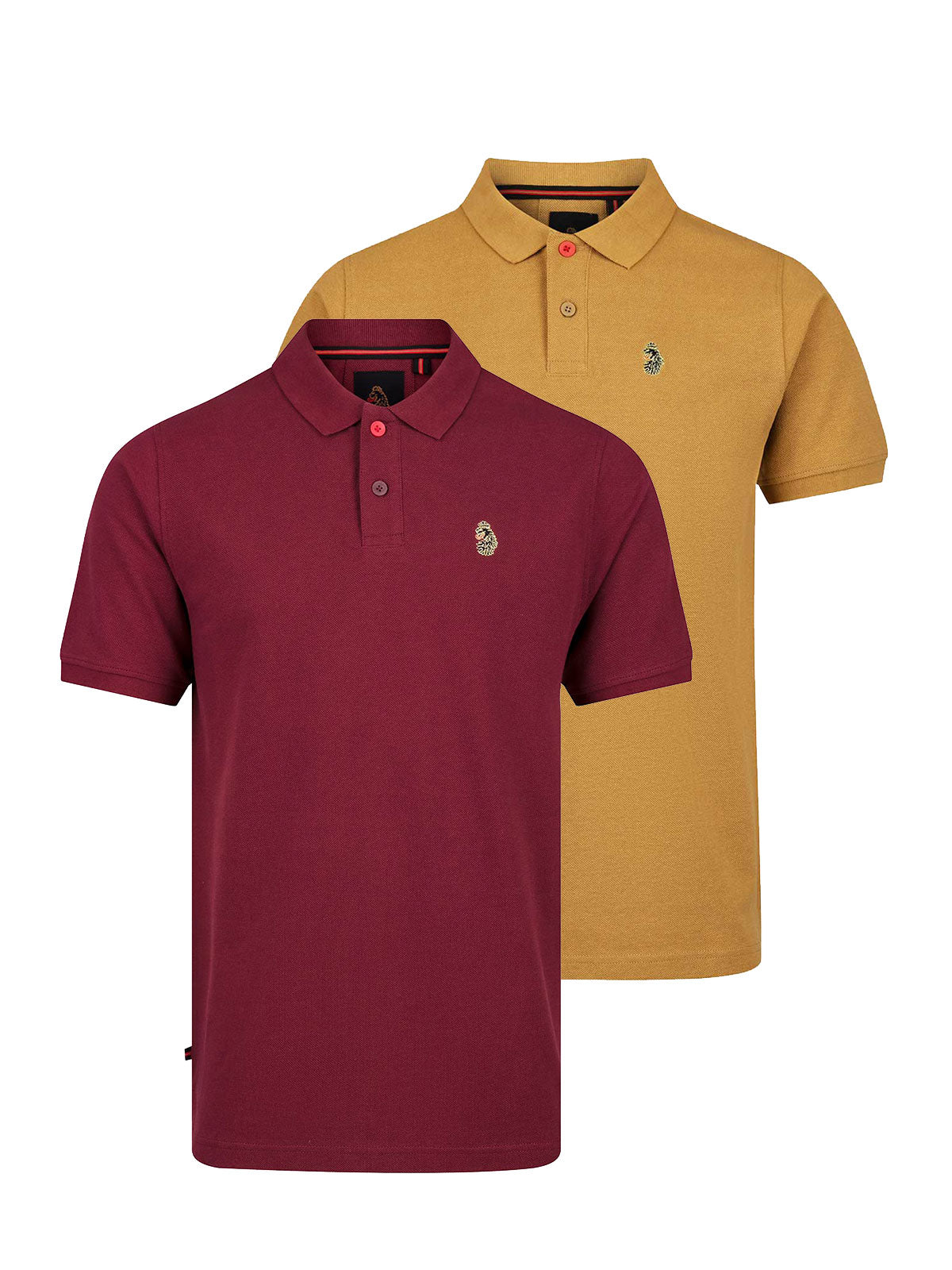 New Mead Cotton Pique Polo Shirt 2 Pack