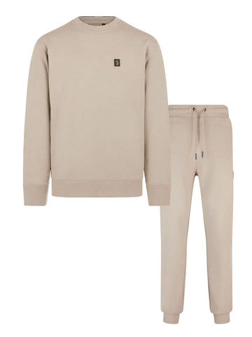 Parker Crew Tracksuit - Stone