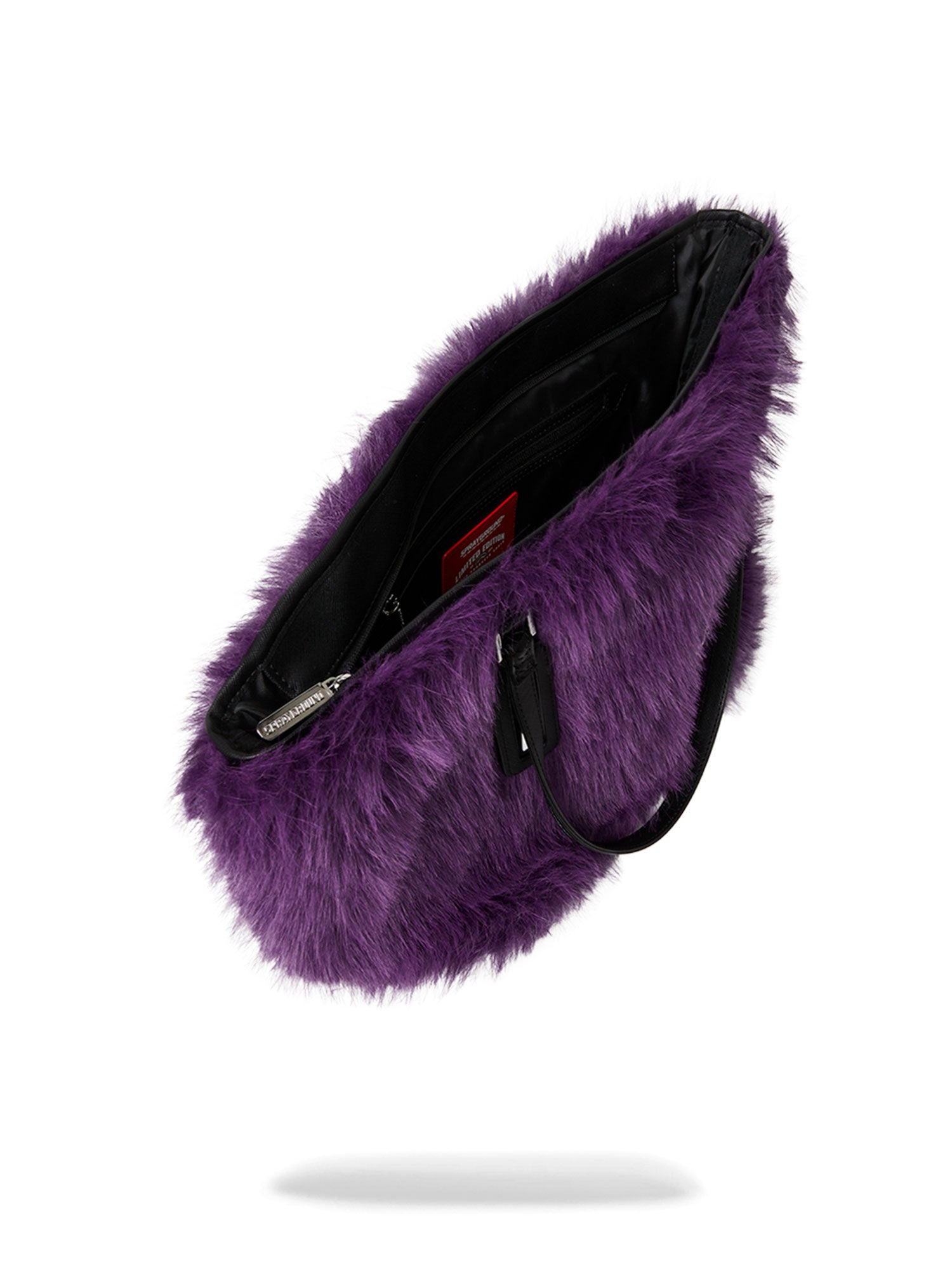 SPRAYGROUND FUR CRAY PURPLE TOTE BAG