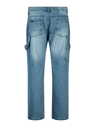 TAMPA LOOSE FIT DENIM JEANS - Light Blue