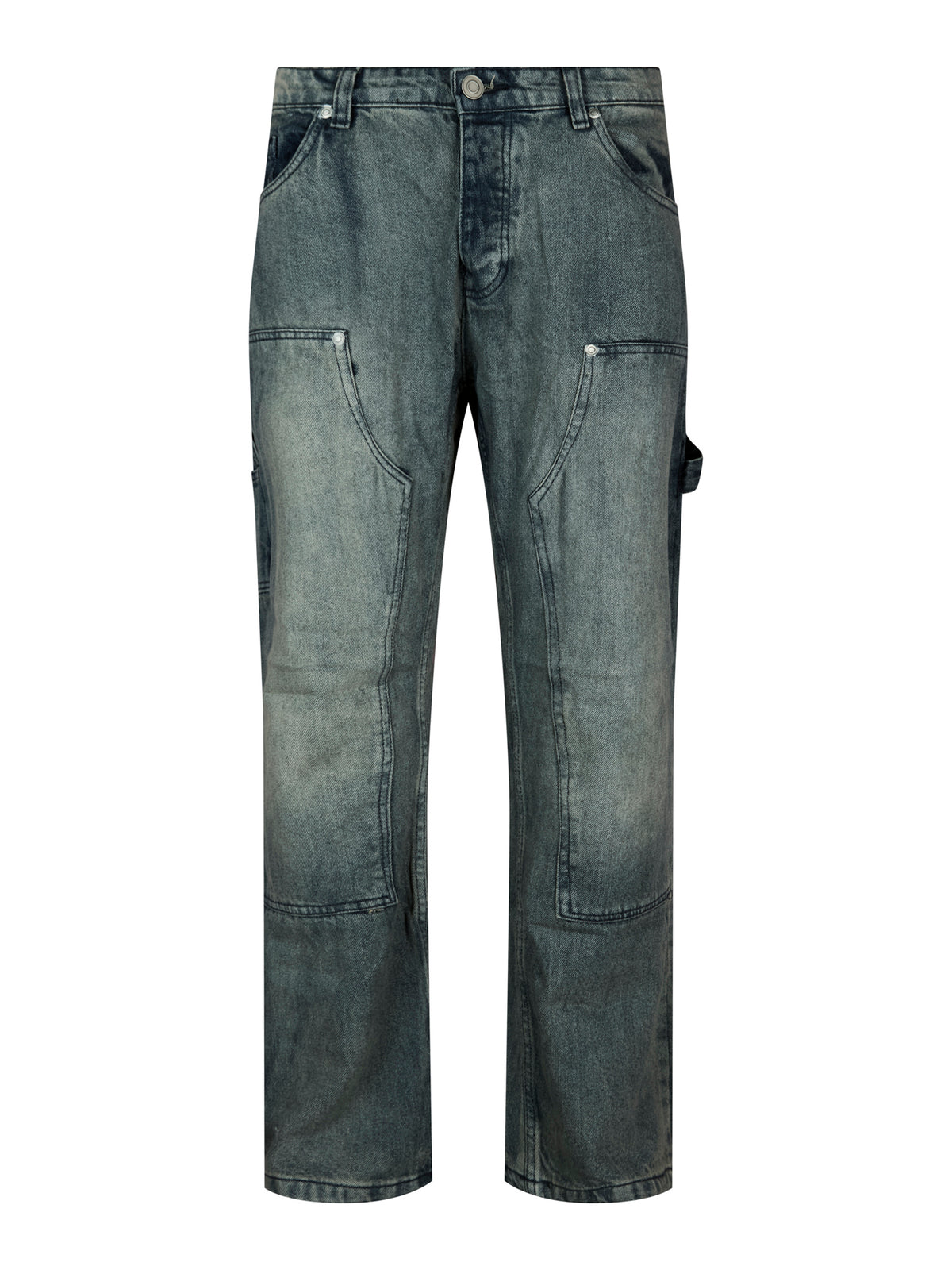 TAMPA LOOSE FIT DENIM JEANS - MID BLUE