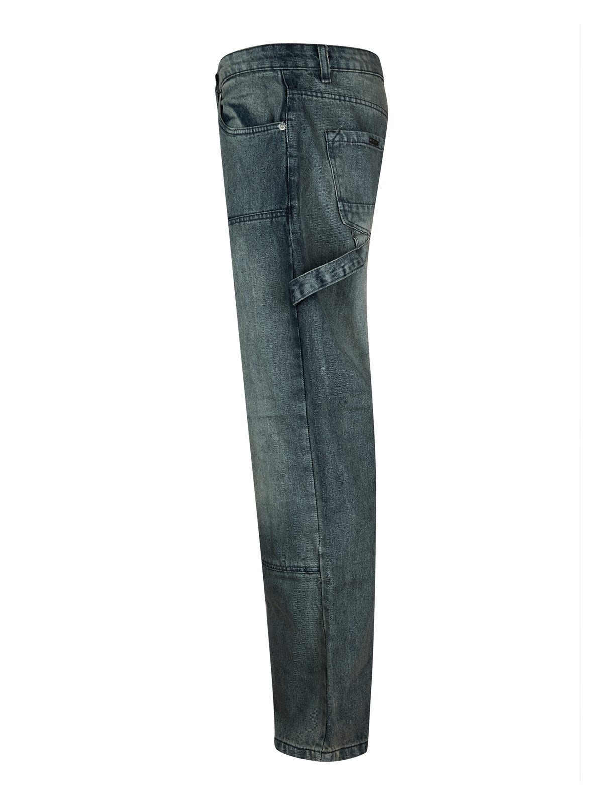 TAMPA LOOSE FIT DENIM JEANS - MID BLUE